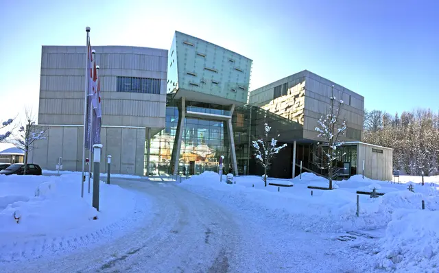 Die FH Salzburg ist eine Mitte der 1990er Jahre gegründete Fachhochschule mit zwei Standorten in Kuchl und Puch (im Bild). 
