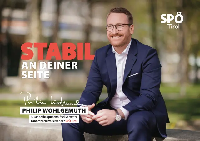 SPÖ Tirol startet Kampagne „Stabil an deiner Seite“