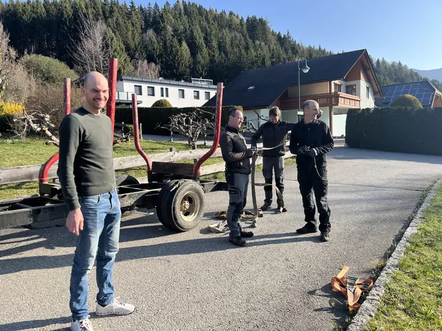 Maibaum aufstellen