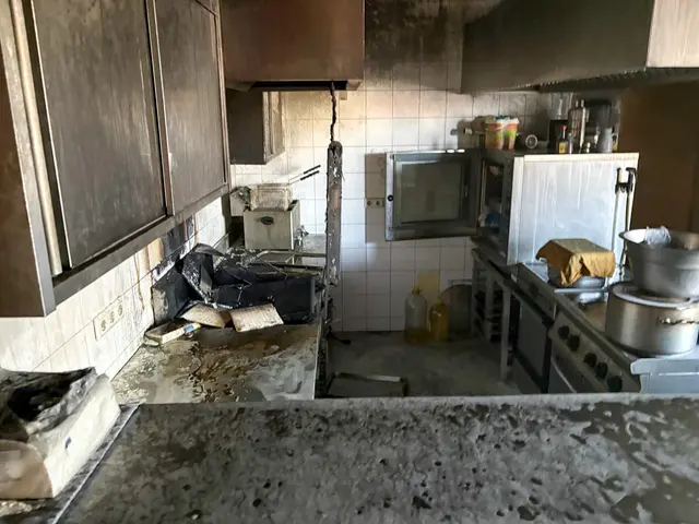 Der Brand war in der Küche eines Gasthauses ausgebrochen, in dem gerade ein Totenmahl stattfand. | Foto: Feuerwehr Stinatz