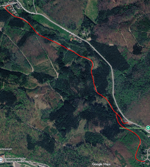 Hier führt der Irenental-Radweg entlang | Foto: Google Maps / Alexander Oswald