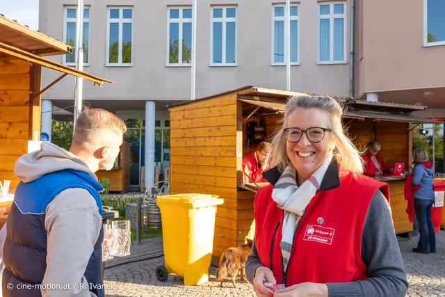 Stadrätin Angelika Frauenberger kümmerte sich um Stadtgespräche mit der Bevölkerung. | Foto: cine-motion.at / R. Ivanek