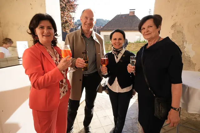 Maria Knauder, Heinz Knauder, Elisabeta Mirion, GR Karin Forsthuber.