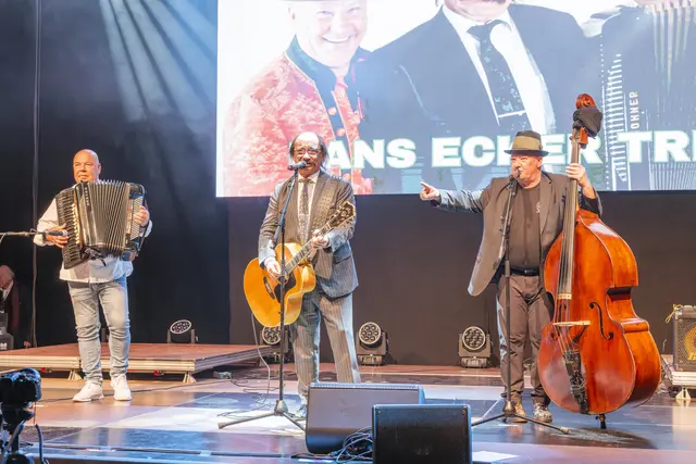 Großartige Musiker: Das Hans Ecker Trio aus Wien.