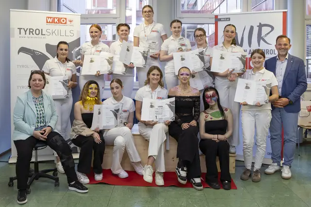 Tiroler Lehrlinge brillieren bei TyrolSkills 2026 im Schönheitsbereich