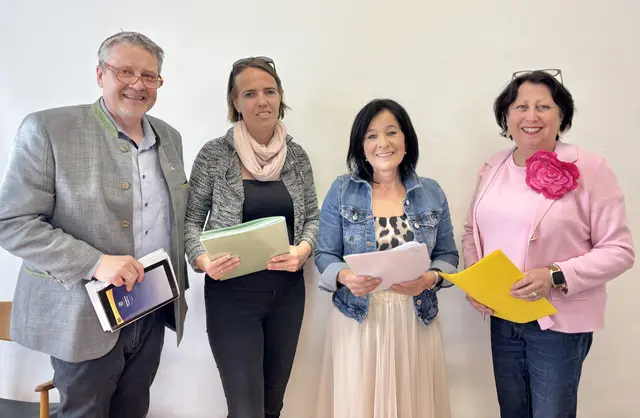 Christian Rametsteiner, Andrea Hermann, Margit Göll und Susanne Binder. | Foto: Pilz/MeinBezirk
