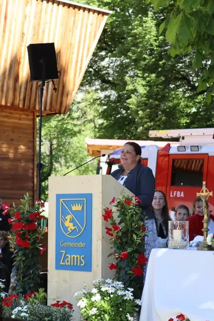 Fahrzeugpatin Anna Ladner: „Es ist für mich eine große Ehre, diese Patenschaft übernehmen zu dürfen.“  | Foto: Elisabeth Zangerl