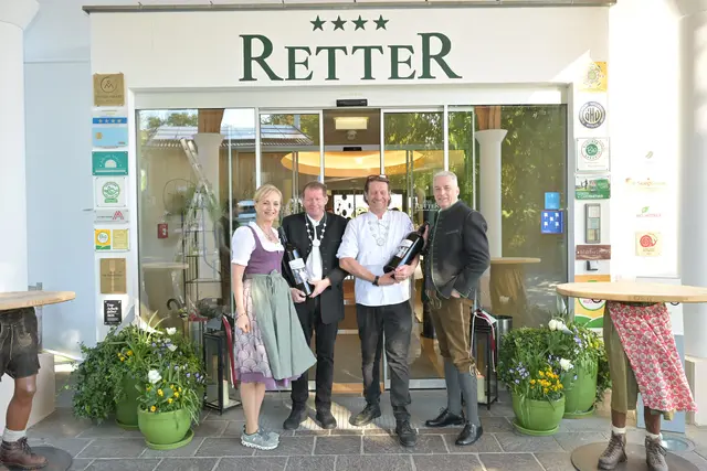 25 Jahre Retter - Jürgen Archam Küchenchefund Michael Pelzmann Restaurantleiter, RETTER Bio-Natur-Resort