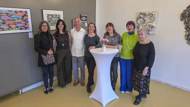 Ausstellung Verkettungen des Kollektivs quit nature im EGA eröffnet