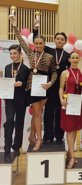 Michael Kraft und Annabell Sipos sind Österreichische Meister! | Foto: Sportunion Deutsch-Wagram – Sektion Tanzen