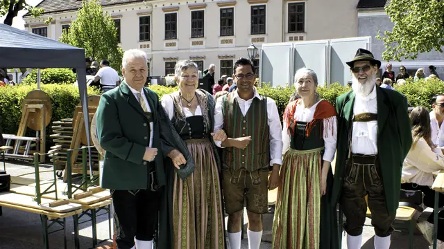 Sergej Pogacky, Josefine Böhm, Daniel Pongratz, Maria und Heinrich Winkelmayer | Foto: Markus Achleitner