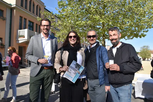 Markus Linford, Manuela Eitler, Andreas Kastinger und Oliver Pusswald. | Foto: Mirjam Preineder