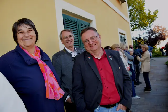 Stadträtin Barbara Spiz, GR Werner Stadler SPÖ Vors. aus St. Stefan Peter Kainz | Foto: MeinBezirk/Josef Strohmeier