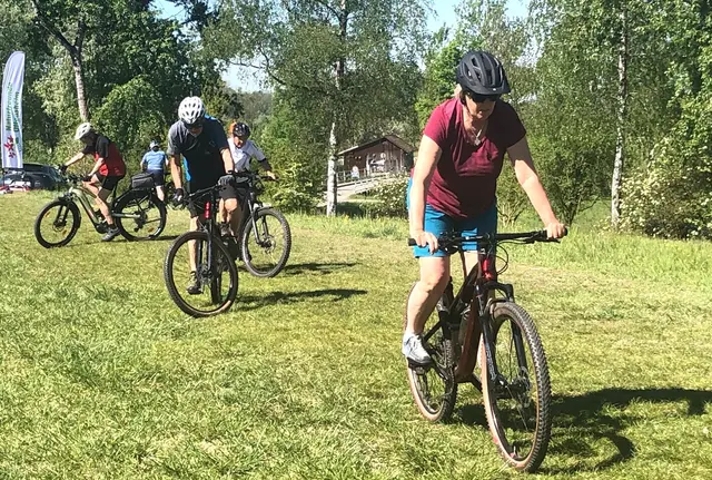 Richtiges Handling am Bike geschult
