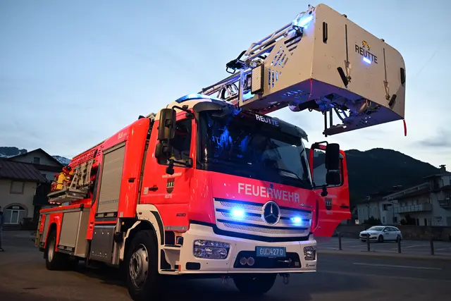 Endlich da: Die neue Drehleiter für die Freiwillige Feuerwehr Reutte
