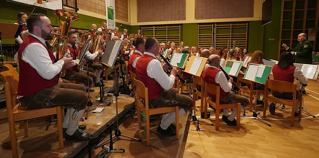 Konzertabend in der Mehrzweckhalle Übersbach. | Foto: Waltraud Wachmann