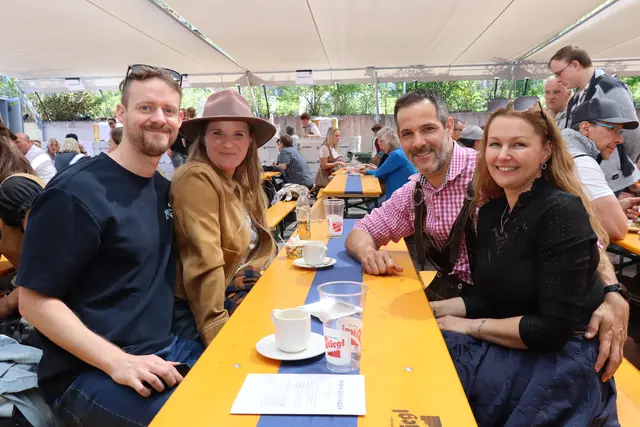 Beste Stimmung: Mario, Melanie, Helmut und Nicole | Foto: Kendlbacher