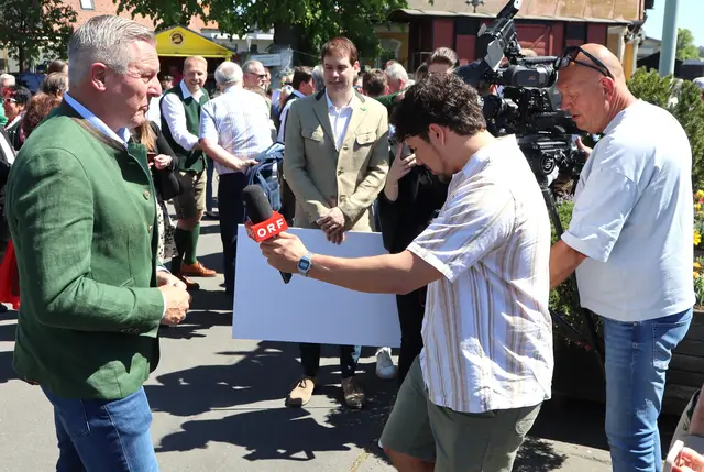 Das Interview wurde im "Steiermark Bild" gesendet | Foto: Gerhard Langmann