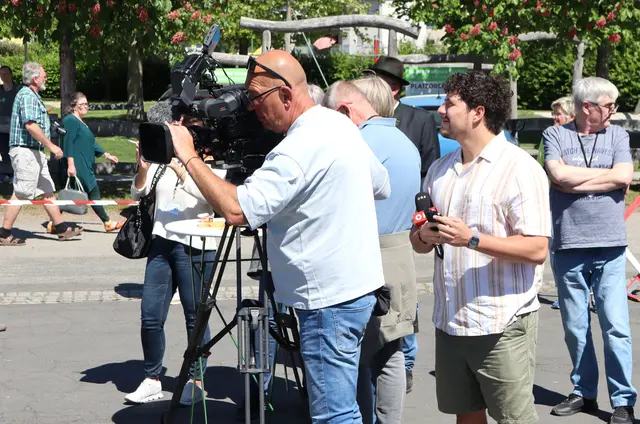 Der ORF Steiermark war in Stainz vertreten | Foto: Gerhard Langmann