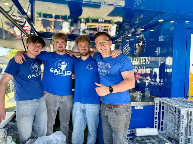 Gallien Bräu mit Marcel Toifl sorgte für eine kühle Erfrischung vor Ort. | Foto: Markus Kahrer