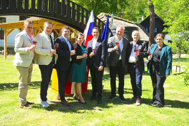 Delegation aus Sebechleby besuchte Moschendorf und Heiligenbrunn