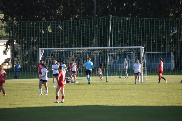 Strittige Situation - der Ball ist im Tor, die Torfrau verletzt - Anschlusstreffer für Draßburg. | Foto: MeinBezirk/Michael Strini