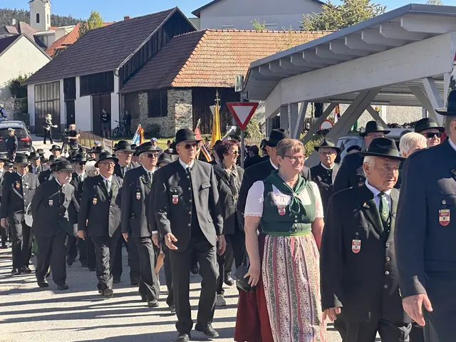 Kameradschaftsbundtreffen lockte 1000 Gäste in die Friedensgemeinde