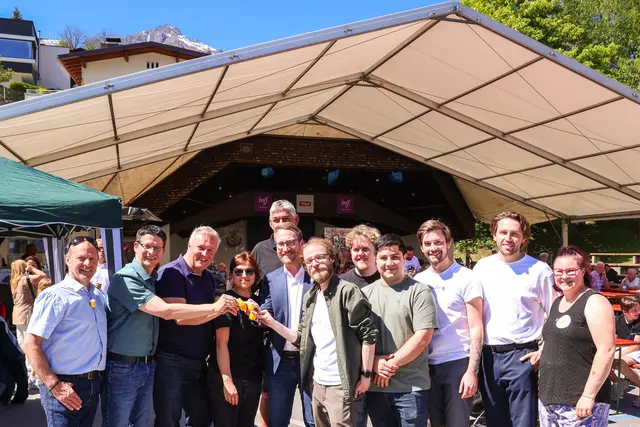 Die Imster SPÖ und die mitwirkenden Vereine durften sich bei ihrem Maifest am Tag der Arbeit über regen Besuch freuen. | Foto: SPÖ Imst/Matt