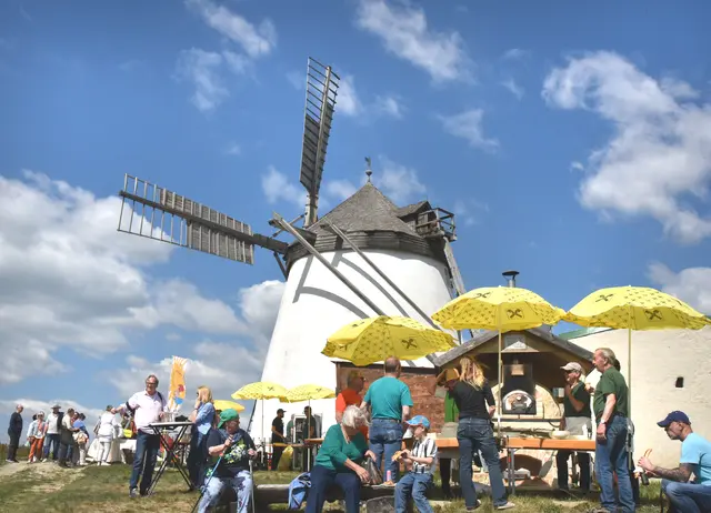 Zahlreiche Gäste waren beim Windmühlenfest dabei. | Foto: Herbert Schleich
