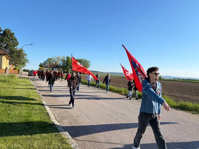 Fackelzug der SPÖ Hirm. | Foto: SPÖ Bezirk Mattersburg