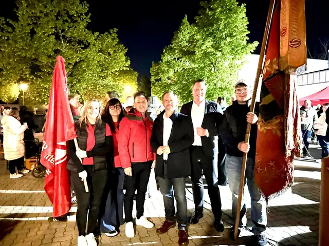 Fackelzug in Schattendorf. | Foto: SPÖ Bezirk Mattersburg