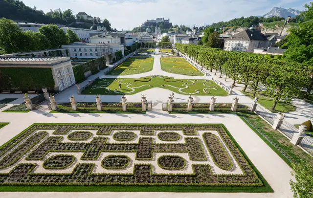 Der Rosengarten im Mirabellgarten Salzburg wurde umfangreich saniert und neu bepflanzt.  | Foto: Stadt Salzburg