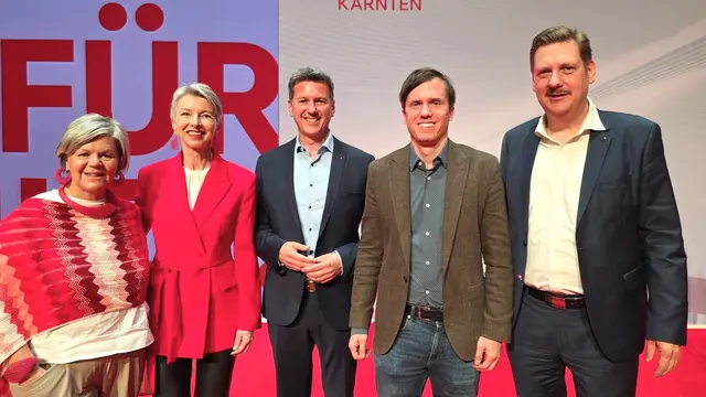  Feistritzer, Schaunig, Fellner, Rabitsch und Pepper (v.l.n.r.). | Foto: Büro Rabitsch