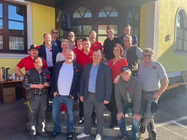 Gruppenbild der SPÖ Marz. | Foto: SPÖ Bezirk Mattersburg