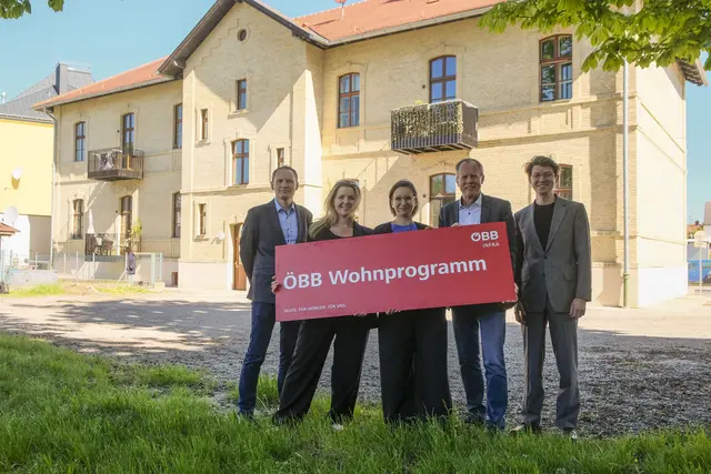 Die ÖBB schaffen modernen Wohnraum zu fairen Mieten für ihre Mitarbeiter und setzen damit auch im Burgenland ein starkes Zeichen als verantwortungsvolle Arbeitgeberin. | Foto: ÖBB