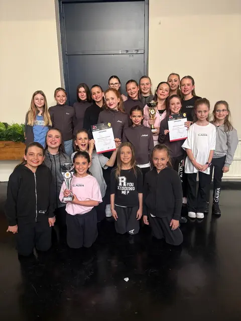 So sehen österreichische Meister und österreichische Vizemeister aus. Gold und 1. Platz in der Kategorie "Musical", Altersgruppe "Children". Silver und 2. Platz in der Kategorie "Open", Altersgruppe "Minis". | Foto: Tschuggnall
