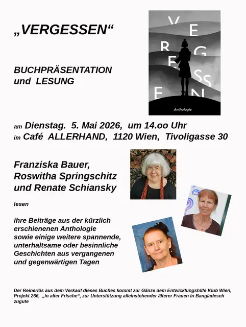 Buchpräsentation und Lesung