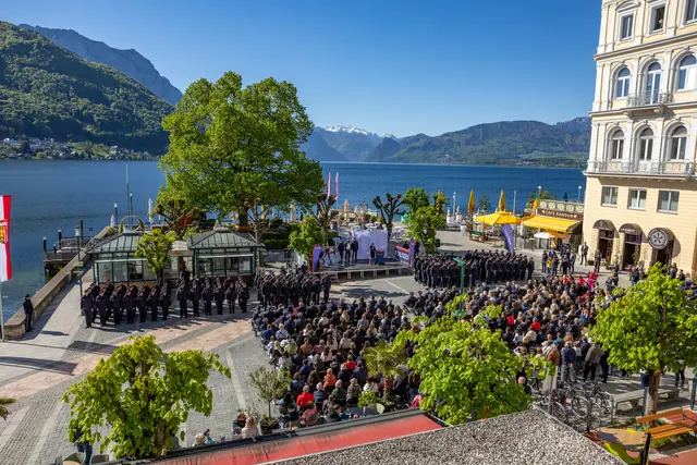 Ausmusterungsfeier in Gmunden: 143 Jung-Polizistinnen und -Polizisten verstärken die Polizei in OÖ. | Foto: LPD OÖ