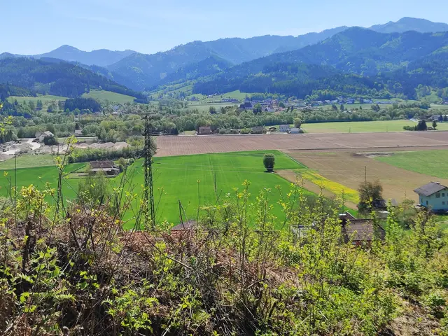 schöne Berge im Mürztal