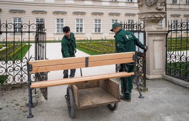 Der Rosengarten im Mirabellgarten Salzburg wurde umfangreich saniert und neu bepflanzt.  | Foto: Stadt Salzburg