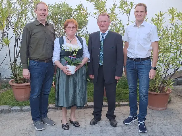 Christian Nikodym, Christine &amp; Alois Weis, Tom Appel. | Foto: Stanosch