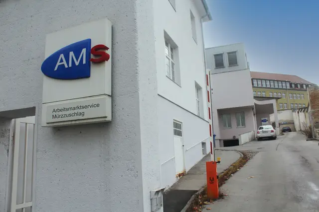 Das Arbeitsmarktservice in Mürzzuschlag in der Grazer Straße 5.