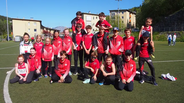 Die jüngsten Leichtathleten vom SV Reutte erzielten beim Kids-Cup in Hopfgarten tolle Ergebnisse. | Foto: Witting