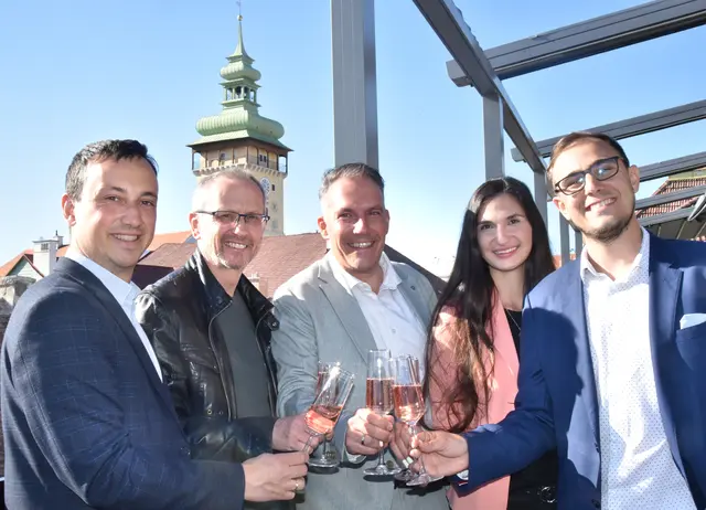 Daniel Wöhrer, Stefan Fehringer, Jürgen Schuster, Petra Schopf, Jan Pucher | Foto: Herbert Schleich
