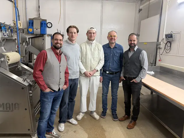 Lukas Karl, Max Fürst, Timotheus Fürst, Walter Fürst und Mario Müller-Kaas (v.l.). | Foto: WK Zwettl