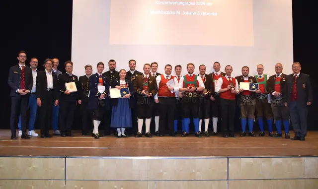 Musikkapellen trafen in St. Ulrich den richtigen Ton