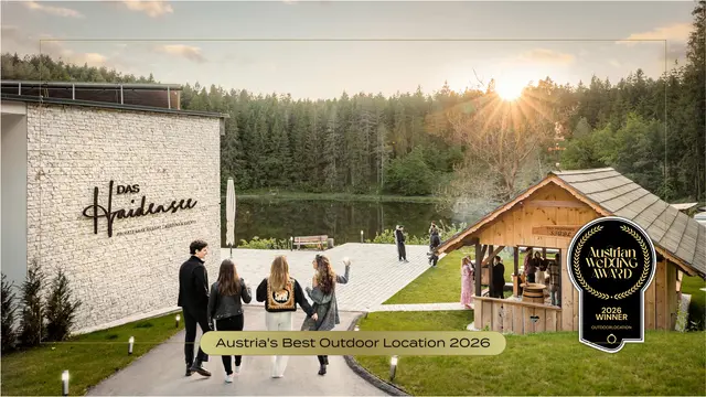 Das Haidensee wurde zur besten Outdoor-Hochzeits-Location 2026 gekürt. | Foto: Das Haidensee