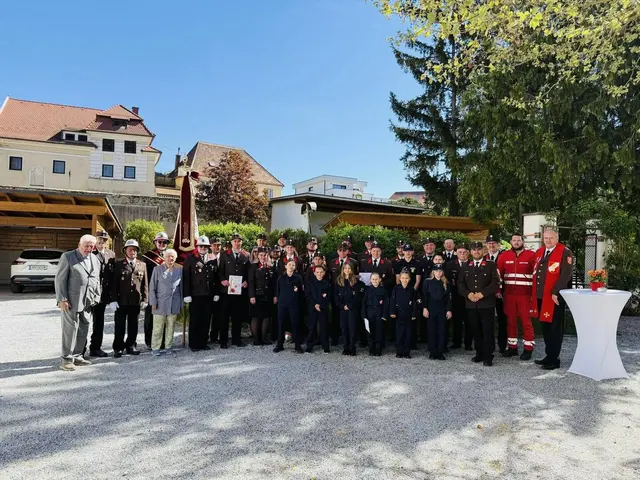 Florianimesse der Feuerwehr mit Angelobungen und Gebet