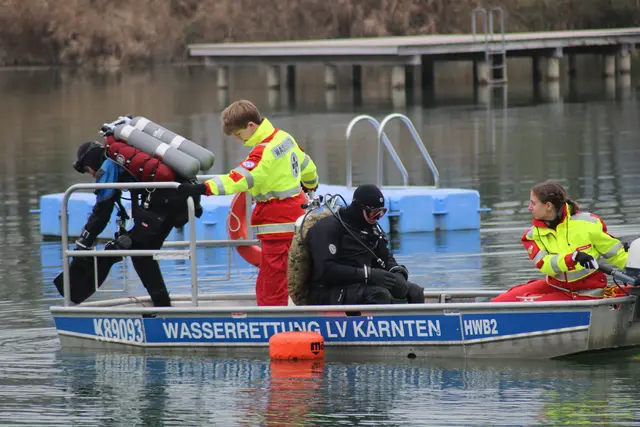 Wasserrettung St. Andrä bei Tauchübungen | Foto: Privat