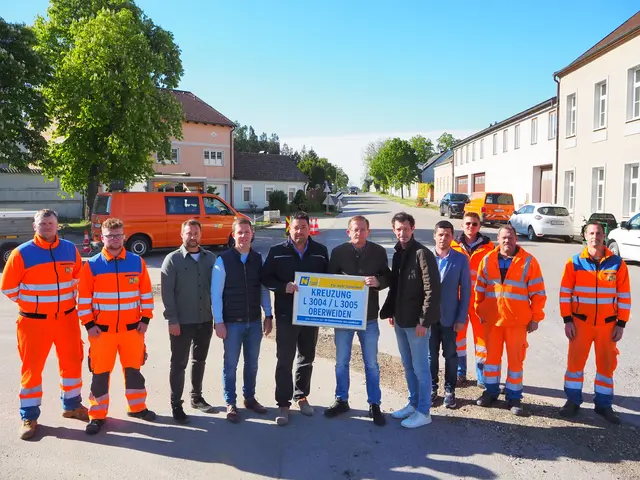 Landstraßen-Kreuzung wird umgebaut